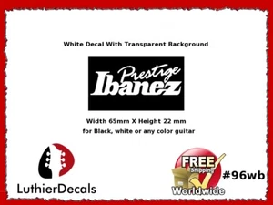 Ibanez Prestige Guitar Decal Headstock Decal Restoration Waterslide Logo 96wb - Picture 1 of 1