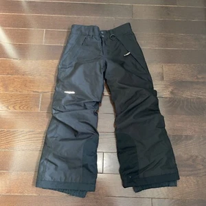 Girl’s Patagonia Snowbelle Insulated Black Pants, Size L (12) - Picture 1 of 9