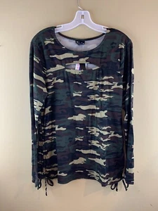 Kristin Nicole Ladies Camo Long Sleeve Shirt, Size XL. Super Soft. NWT Fast Ship - Picture 1 of 10