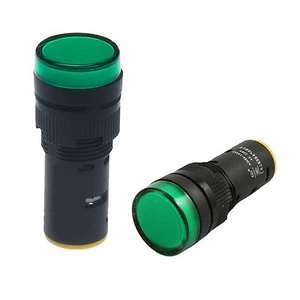 16 mm DC 5V AD56-16DS verde LED luz indicadora de alimentación - Imagen 1 de 5