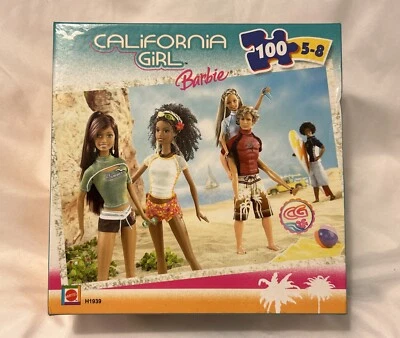 Barbie Vintage SELLADO 100 Piezas Puzzle - California Girl - Mattel Raro Foto 1 de 4