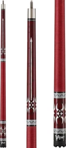 Viper Sinister 58" 2-Piece Billiard/Pool Cue, Burgundy with Pearlized Inlay - Picture 1 of 7