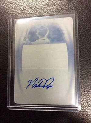 2015 Leaf Trinity INSCRIPTIONS Mike Papi RC Autograph AUTO 1/1 Print plate - Image 1 of 2