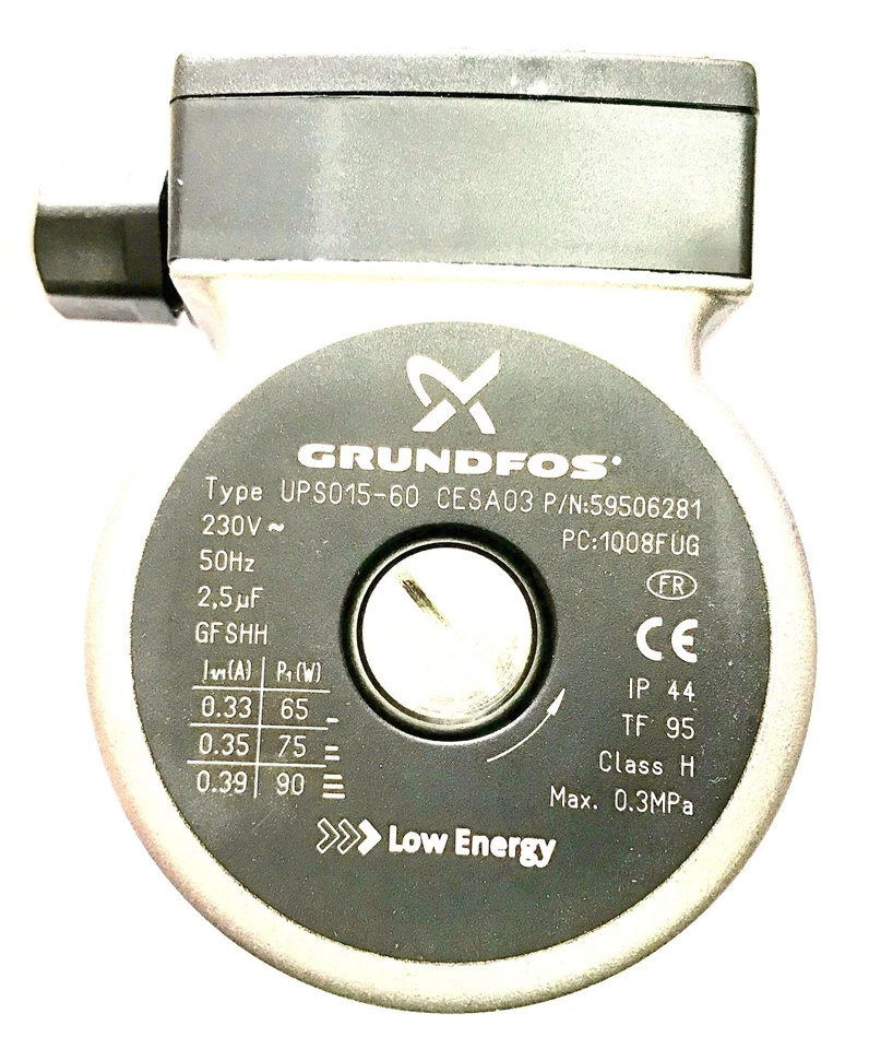 GRUNDFOS 15-60 PUMP HEAD FITS ALMOST ALL BOILERS HAVING GRUNDFOS PUMP  - Image 1 of 1