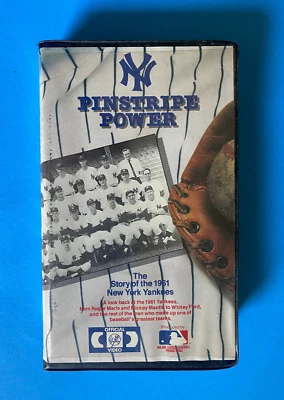 Pinstripe Power The Story of 1961 New York Yankees (VHS 1986) Collectors Edition - Image 1 of 4
