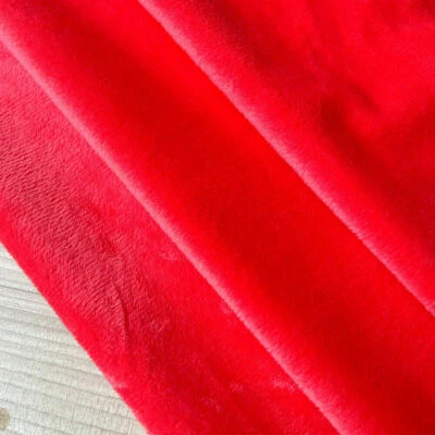 Micro Plush Silk Velvet Fabric Diy Cushions Pillow Sofa Home Textile Upholstery - Image 1 of 4