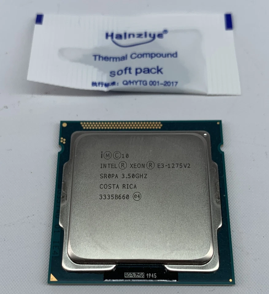 Intel Xeon E3-1275V2 - 4X 3,50 GHz Quad-Core CPU/Processore (SR0PA) LGA 1155 - Immagine 1 di 2