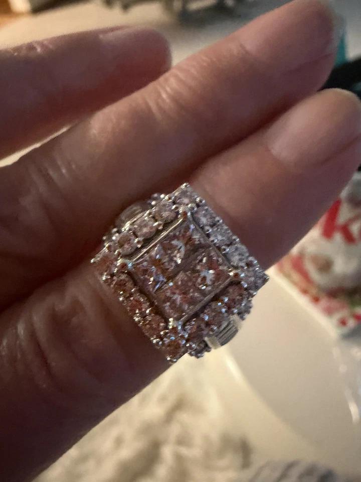 14kt White Gold 2.98 Carat Natural Diamond Ring - Image 1 of 4