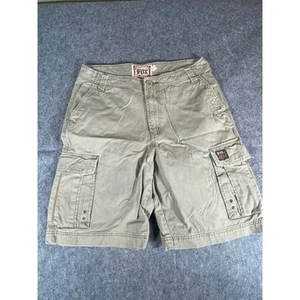 Vintage Fox Racing Deluxe Cargo Shorts Herren 34 Beige Outdoor Relaxed Biker Y2K - Bild 1 von 5
