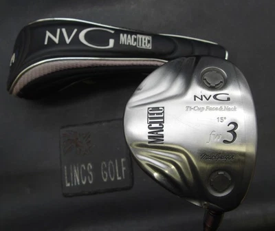 MacGregor MACTEC NVG 15° 3 Wood Regular Graphite Shaft Mactec Grip & NVG HC - Image 1 of 4