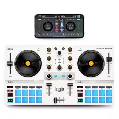 Hercules DjControl Mix Ultra Controller Portatile xsmartphone tablet iOS Android - Immagine 1 di 4