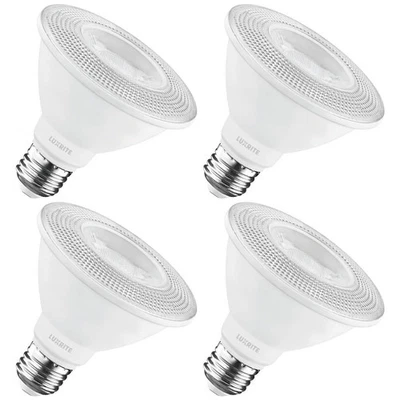 Luxrite PAR30 Short Neck LED Light Bulb 11W=75W 4000K 900LM Dimmable E26 4-Pack - Image 1 of 4