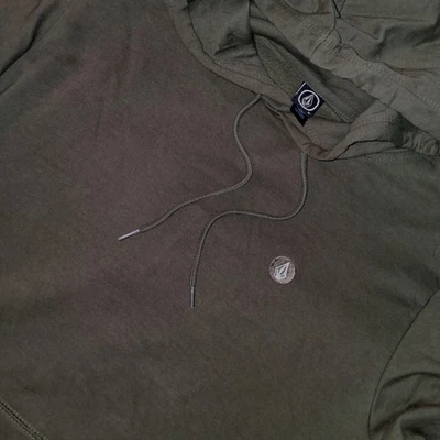 Volcom Solid Pullover Hoodie Olive Green Men's Size Medium - Image 1 of 4