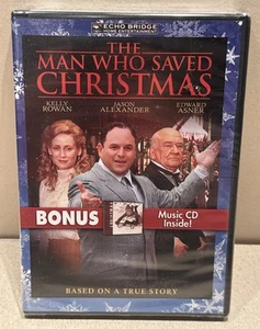 The Man Who Saved Christmas DVD with Bonus Music CD Jason Alexander NEW ~ Sealed - Picture 1 of 4