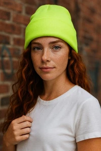 Warm Knit Beanie Hat – Stretchy, Cuffed, and Comfortable for All Ages - Picture 1 of 28