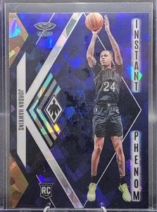 2023-24 Phoenix Jordan Hawkins Instant Phenom blu ghiaccio incrinato Rookie Pelicans  - Foto 1 di 2