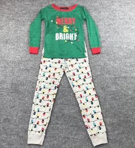 Derek Heart Kids Christmas Pajamas 2 Piece Set Top & Pants Size XS Colorful - Picture 1 of 16