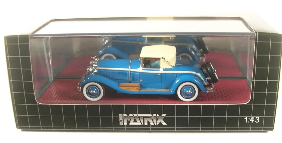 Isotta Fraschini 8A-SS Castagna Roadster (Cerrado) Azul 1930 1:43 MATRIX - Imagen 1 de 1