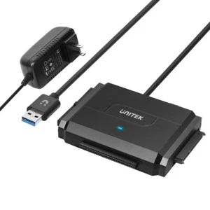 4894160032898 UNITEK Y-3324 storage drive docking station USB 3.2 Gen 1 (3.1 Gen - Afbeelding 1 van 3
