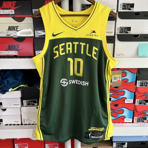 Nike Sue Bird Seattle Storm Explorer Edition WNBA Jersey DC9576-323 Size M 44 Cover