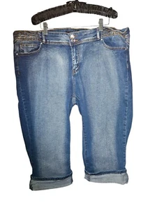 Jean Capris Jack David elástico azul denim - talla 22 - Imagen 1 de 2