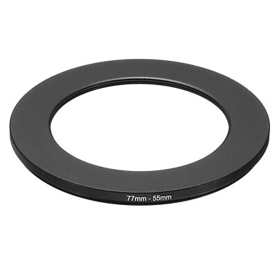 77mm-55mm Metal Step Down Ring Camera Lens Filter Adapter Ring Aluminum Filter - Изображение 1 из 4