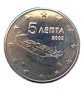 MONEDA EURO GRECIA 2002 S/C 5 Centimos - Imagen 1 de 2
