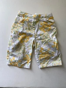 Pantalones con estampado floral amarillo para niñas Janie & Jack 12-18 meses - Imagen 1 de 3