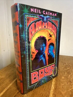 Anansi Boys by Neil Gaiman SIGNED 2023 UK Illustrated HB 1st - Headline - Image 1 of 4