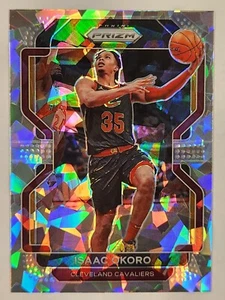 Isaac Okoro β¨ Silver Cracked Ice Prizm π§ 2021-22 Panini Prizm #212 Cavs NBA - Picture 1 of 3