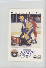1984-85 Los Angeles Kings Smokey the Bear Brian MacLellan #11 Rookie RC
