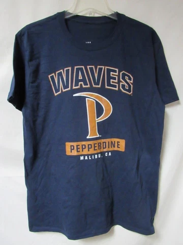 Pepperdine Waves Malibu Ca. Men's Size Large T-Shirt C1 4491 Cover
