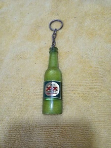 Vtg 80's rare Keychain, Dos Equis Lager Beer, Acrylic advertising - Picture 1 of 5