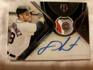 2017 J.D.Martinez Topps Certified Tribute Autograph Relic Card 1/1! - Picture 1 of 5