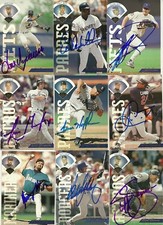 1995 Leaf BILLY ASHLEY Signed Card autograph DODGERS TAYLOR, MI ROOKIE OF YEAR