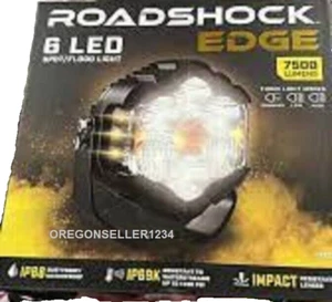 OFF ROAD 6'' SPOT LIGHT / FLOOD LIGHT SUPER BRIGHT HEAVY DUTY  7500 lumens 4X4 - Picture 1 of 1