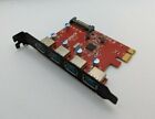 Inateck Superspeed 4 Ports PCI-E to USB 3.0 Expansion Card - Interface USB 3.0