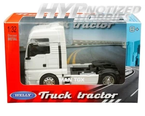WELLY 1:32 MAN TGX XXL DIE-CAST WHITE TRUCK TRACTOR 32650 - Picture 1 of 2