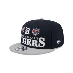 Detroit Tigers Archive Patches 950 Adjustable Snapback New Era Cap - Navy- NWT - Picture 1 of 8