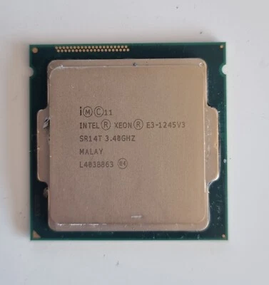 Intel Xeon E3-1245 v3 3.40 GHz Socket LGA1150 Processor CPU (SR14T) - Image 1 of 2