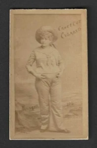 1880s N145 Duke Tobacco Card - Cross Cut Cigarettes Series #106 Lillian Russell - Picture 1 of 1