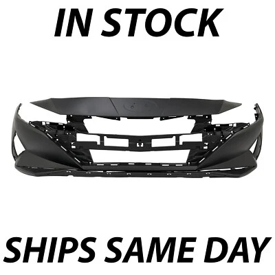 NEW Primered Front Bumper Cover Fascia for 2021 2022 2023 Hyundai Elantra Sedan - Image 1 of 4