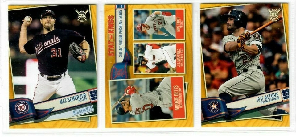 2019 Topps Big League Baseball GOLD PARALLEL You Pick RC TROUT SOTO ACUNA +++++  - Image 1 of 1