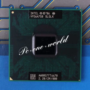 100% OK SLGLK For Intel Core 2 Duo T6670 2.2 GHz Dual-Core Laptop Processor CPU - Picture 1 of 1