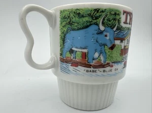Coffee Mug Tea Cup Babe The Blue Ox Paul Bunyan End Of The Trail VTG - Picture 1 of 5