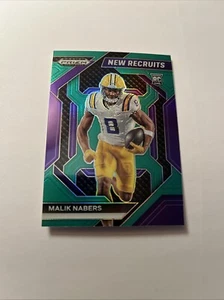 2024 Panini Prizm Draft Picks Green New Recruit Malik Nabers #NR-MNS - Bild 1 von 2