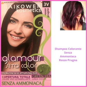 Shampoo colorante da donna colore per capelli senza ammoniaca prugna colorazione - Foto 1 di 2