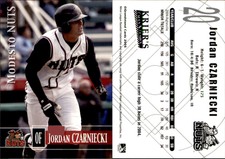 Jordan Czarniecki 2005 Grandstand Modesto Nuts #13 RC Card *AutographDen*