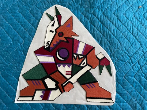 NHL PHOENIX COYOTES IRON ON JACKET PATCH 8 1/8” X 8 3/4” Cover