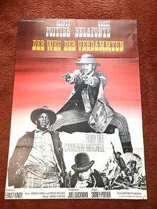 Der Weg der Verdammten Kinoplakat Poster A1, Western, Sidney Poitier, Belafonte - Bild 1 von 1